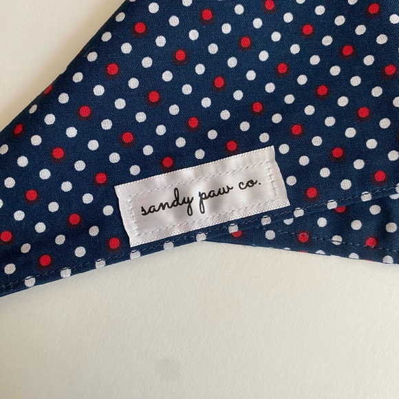 Sandy Paw Co Handmade Dog Bandana *Fourth of July Print* - Multiple Sizes - Picture 3 of 3
